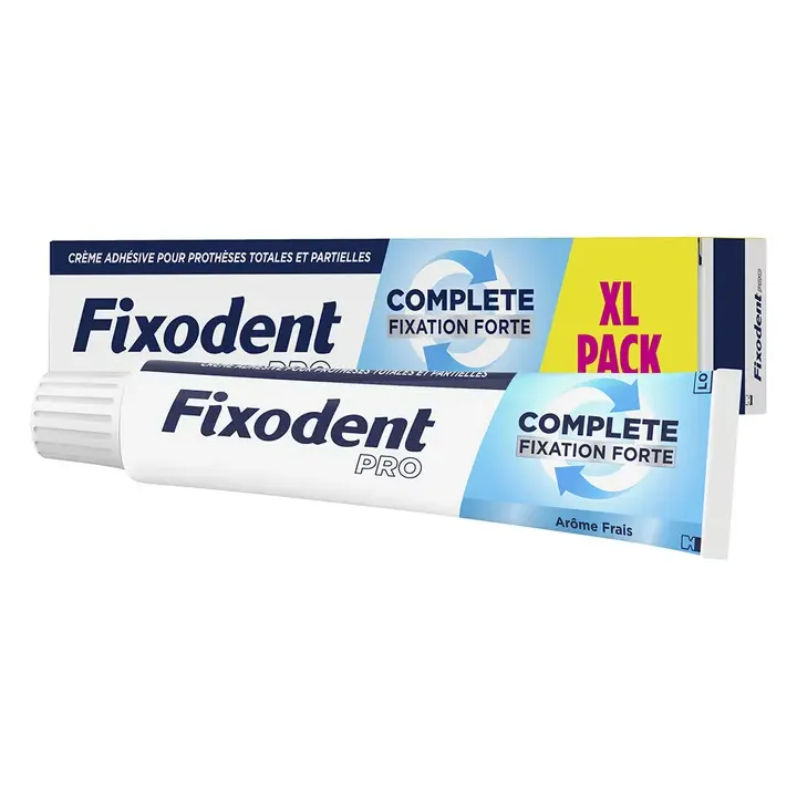 Crème adhésive Fixodent Pro Complete arôme frais - Tube 70g