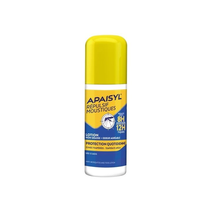 Répulsif moustiques protection quotidienne Apaisyl - spray de 90ml