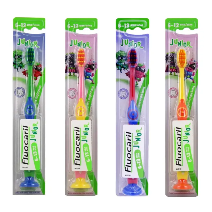 Brosse à dents junior 6/13 ans Fluocaril - une brosse à dents