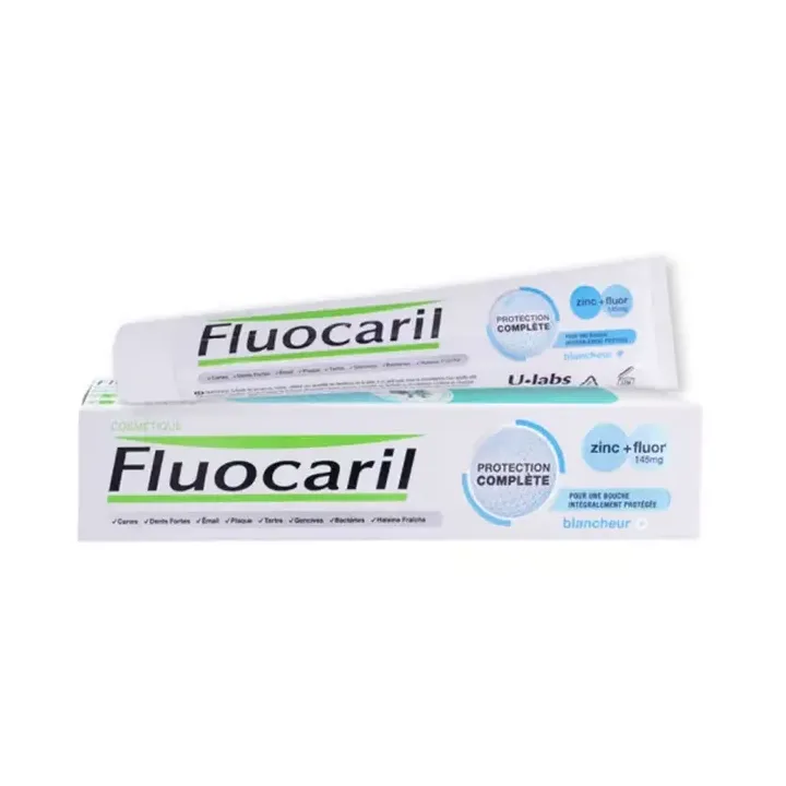 Dentifrice blancheur protection complète Fluocaril - tube de 75ml
