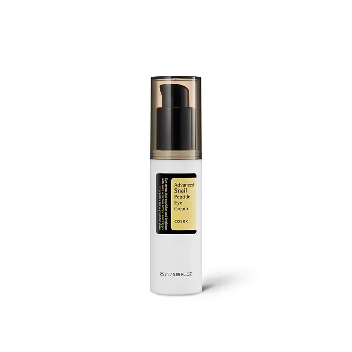 Advanced snail soin contour des yeux aux peptides et bave d'escargot Cosrx - flacon-pompe de 25ml