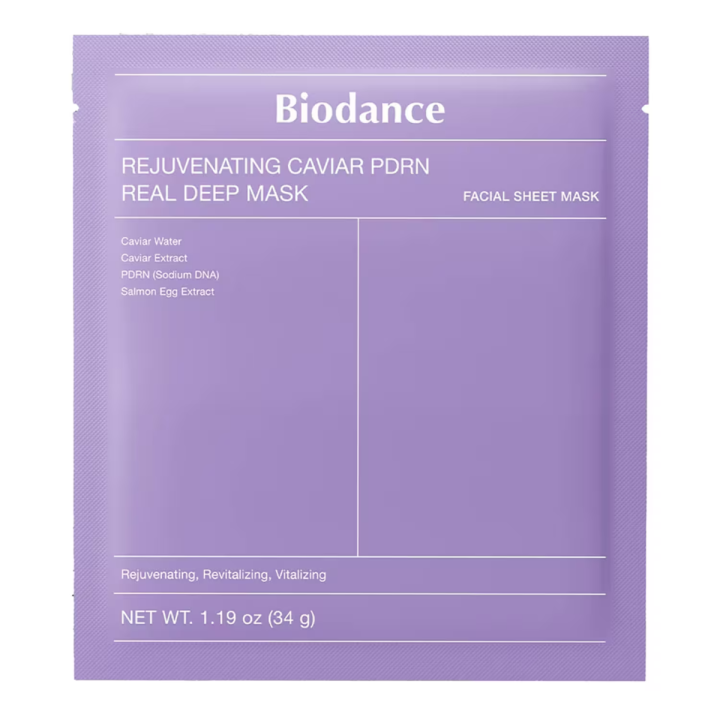 Masque régénérant profond au caviar & PDRN Biodance - sachet de 1 masque