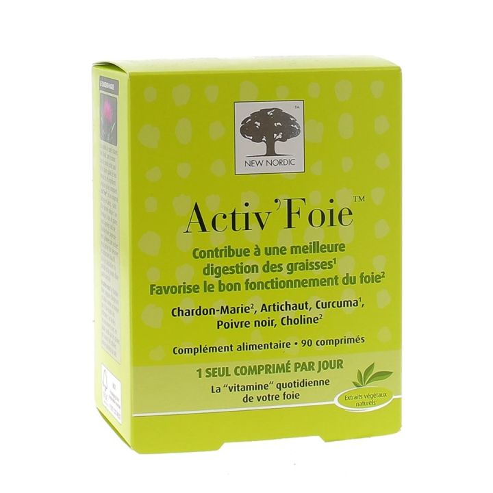 Activ'Foie New Nordic - boîte de 90 comprimés