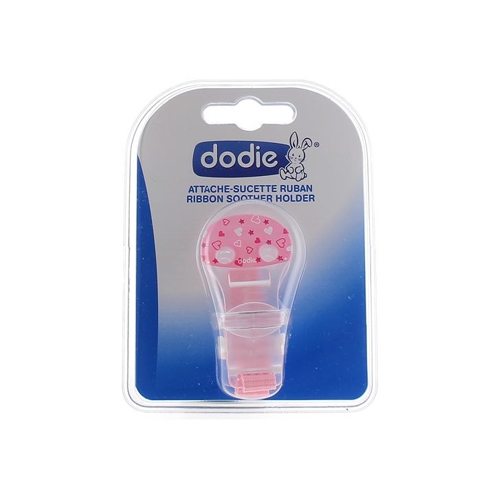 Attache-sucette ruban Dodie - 1 attache sucette