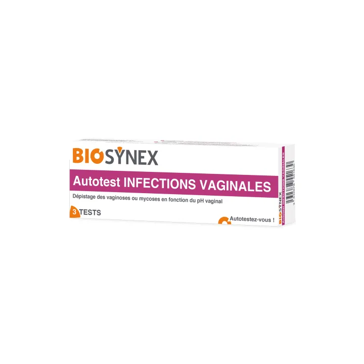 Autotest infections vaginales Biosynex - boîte de 3 tests