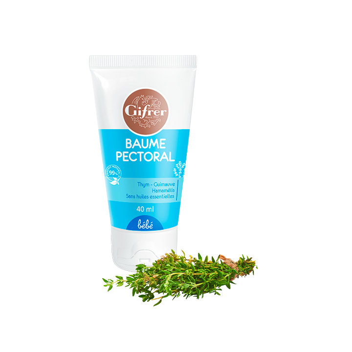 Baume pectoral bébé Gifrer - tube de 40 ml