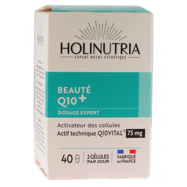 Beauté Q10+ Holinutria - boîte de 40 gélules