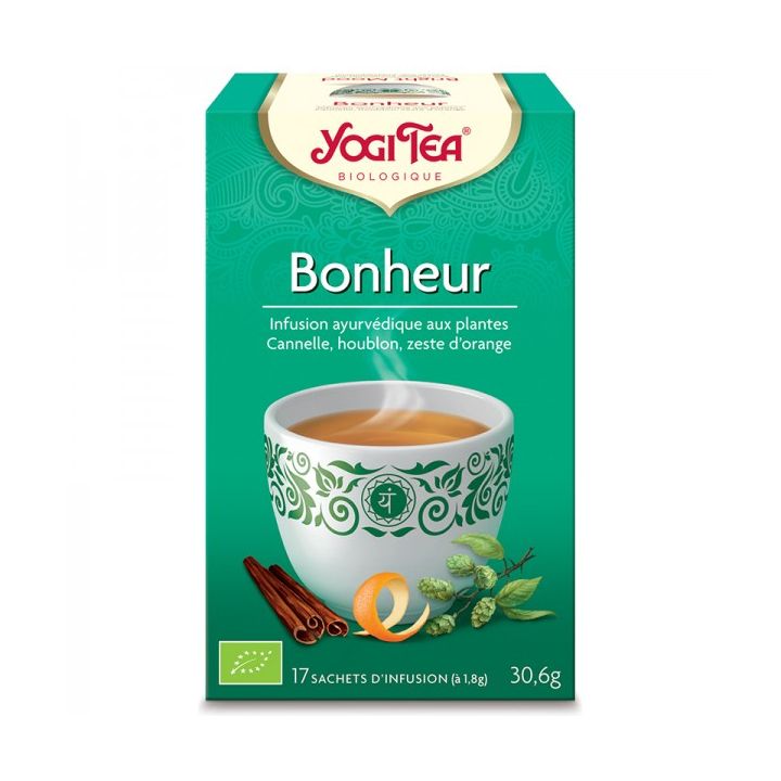 Bonheur BIO Yogi Tea - boite de 17 sachets 