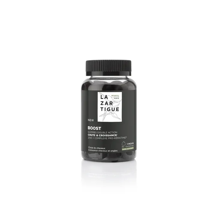 Boost double action chute et croissance Lazartigue - pot de 60 gummies