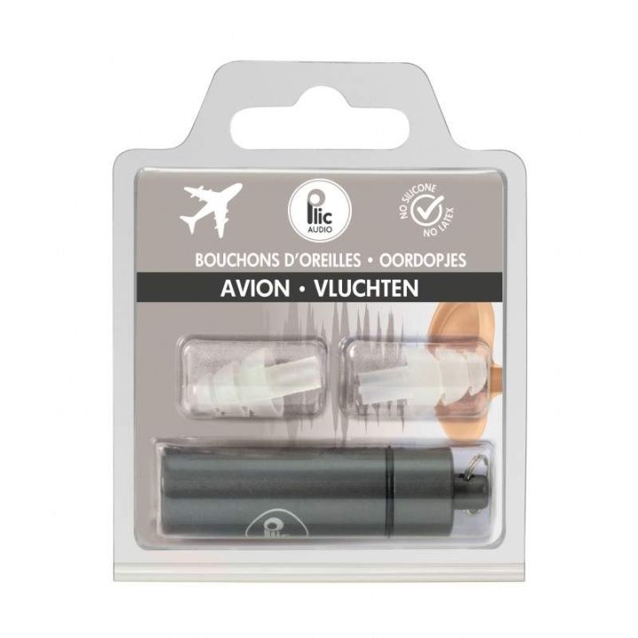 Bouchons d'oreilles avion Plic audio - 1 paire