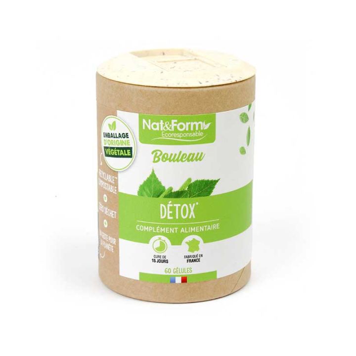 Bouleau Ecoresponsable Nat&Form - boite de 60 gélules