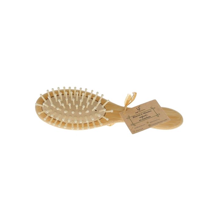 Brosse à cheveux enfants en bambou Cap Bambou - une brosse