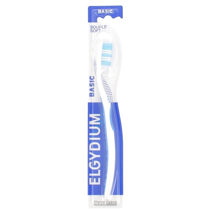 Brosse à dents souple Basic Elgydium - 1 brosse à dents