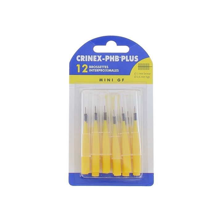 Brossettes interdentaires mini gf phb plus Crinex - 12 brossettes