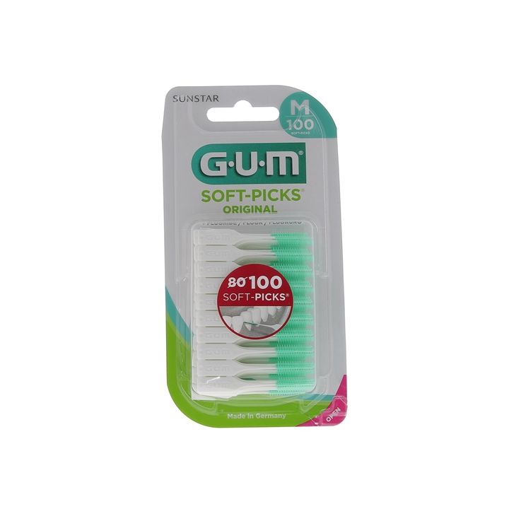 Brossettes interdentaires regular soft-picks original Gum - 100 brossettes