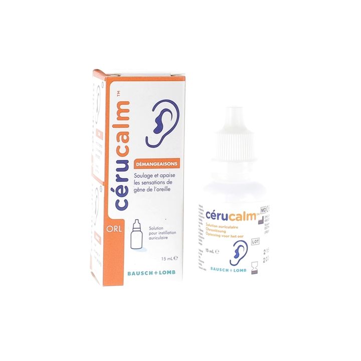 Cerucalm Solution auriculaire démangeaisons Bausch Lomb - flacon de 15ml