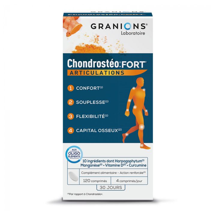 Chondrostéo Fort Articulations Laboratoire Granions - boîte de 120 comprimés