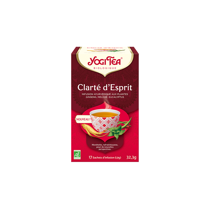 Clarté d'esprit Yogi Tea - boite de 17 sachets