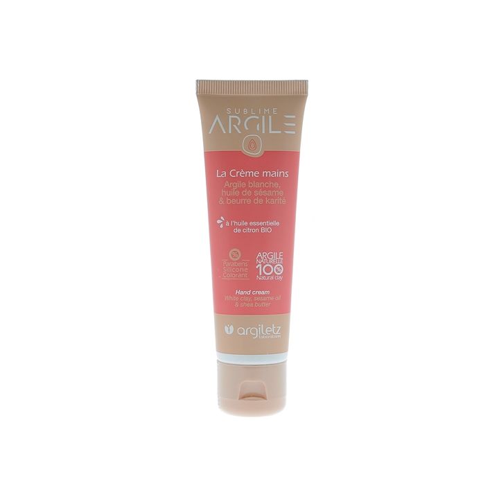 Coeur d'argile la crème mains Argiletz - tube de 50 ml
