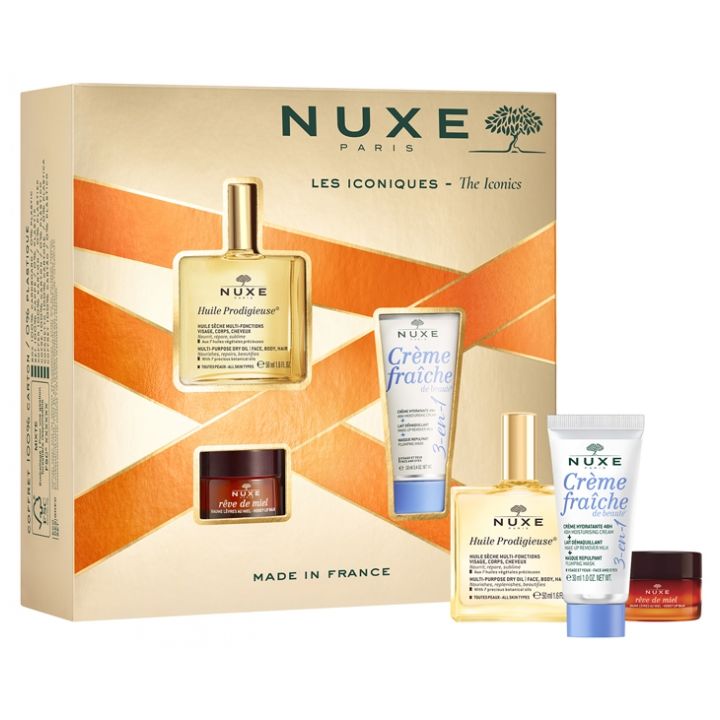 Coffret Les Iconiques Nuxe - coffret de 3 produits