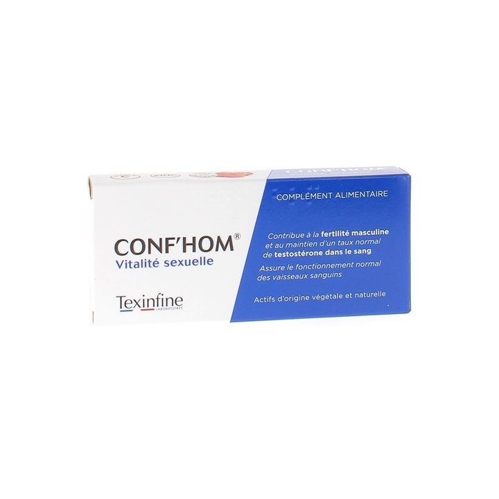 Conf'hom vitalité sexuelle Texinfine - boîte de 24 comprimés