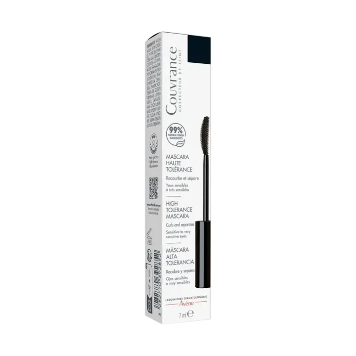 Couvrance mascara haute tolérance noir Avène - tube de 7 ml