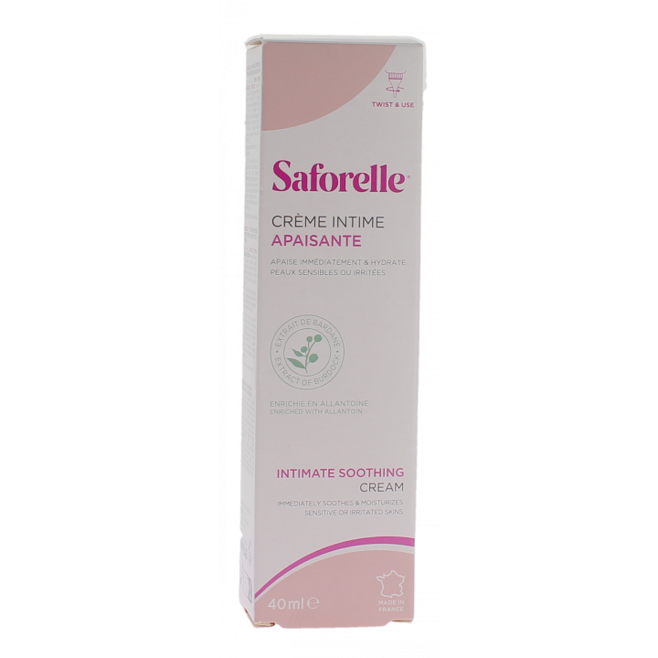 Crème apaisante intime Saforelle - tube de 40 ml