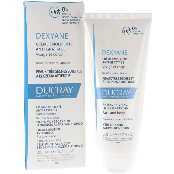Crème émolliente Anti-Grattage Dexyane Ducray - tube de 200 ml