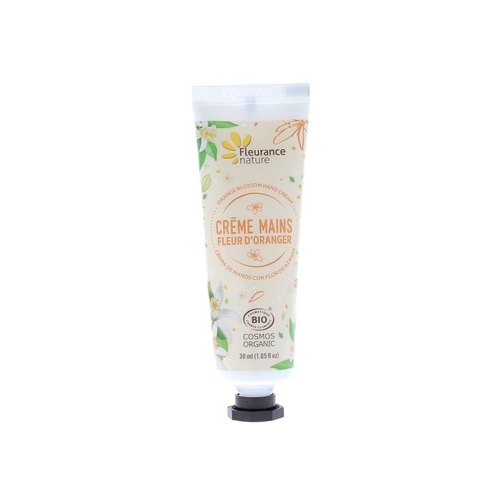 Crème mains fleur d'oranger bio Fleurance nature - tube de 30ml