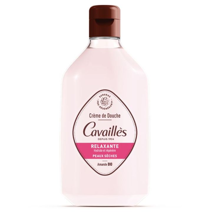 Crème de douche beurre d'amande et rose Rogé Cavaillès - flacon de 250 ml