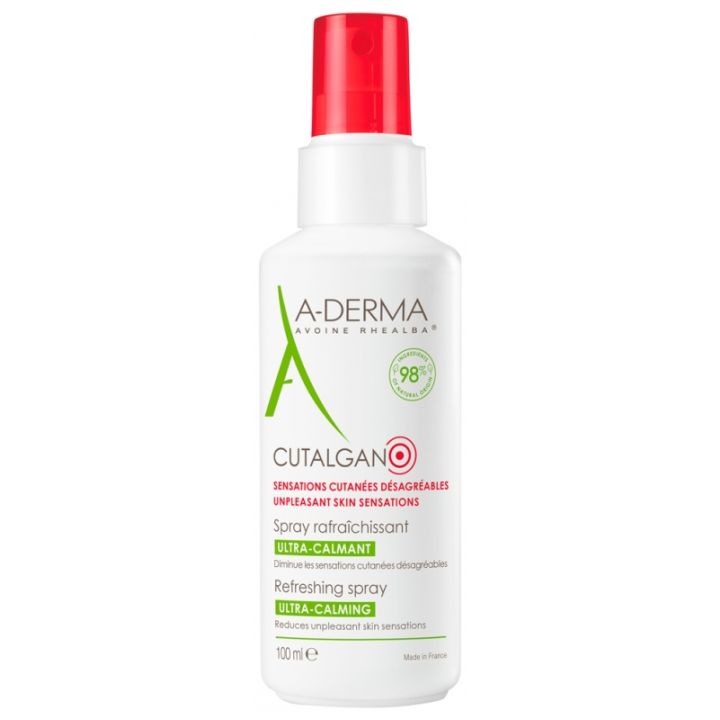 Cutalgan spray rafraîchissant ultra-calmant A-derma - spray de 100 ml