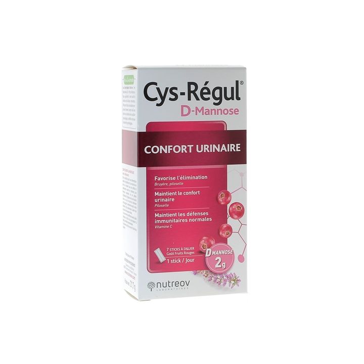 Cys-Régul D-Mannose Confort urinaire Nutreov - 7 sticks