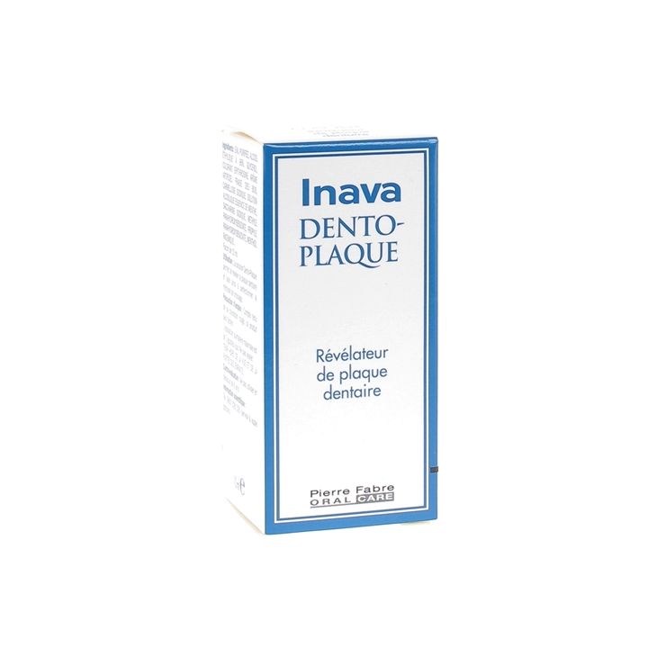 Dento-Plaque Révélateur de plaque dentaire Inava - flacon de 10 ml