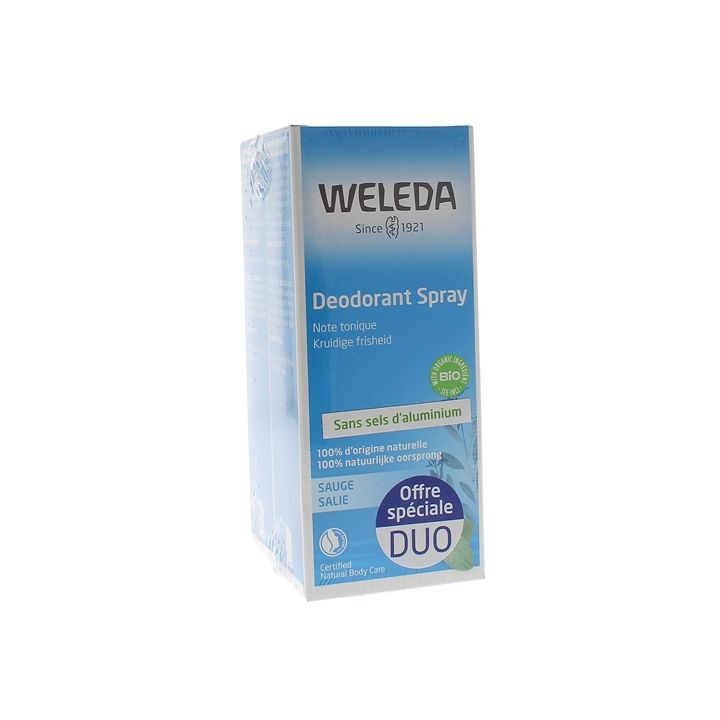 Déodorant à la sauge Weleda - lot de 2 x 100 ml