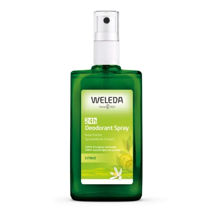 Déodorant au Citrus 24h bio Weleda - spray de 100 ml