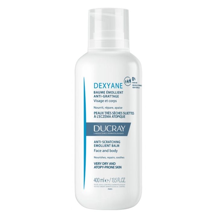 Dexyane baume émollient anti-grattage Ducray - flacon de 400 ml
