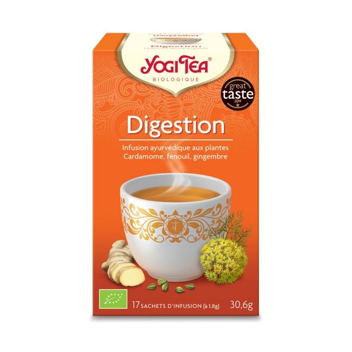 Digestion BIO Yogi Tea - boite de 17 sachets 