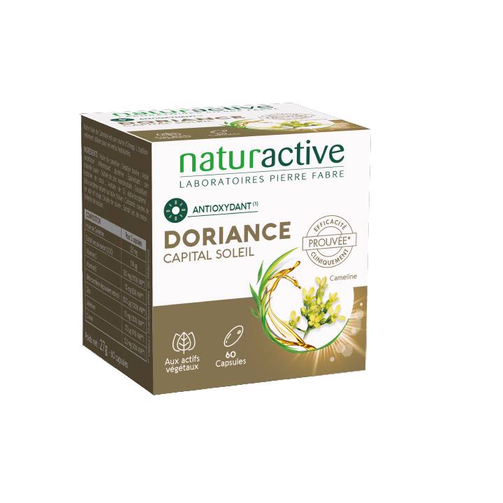 Doriance capital soleil Naturactive - boîte de 60 capsules