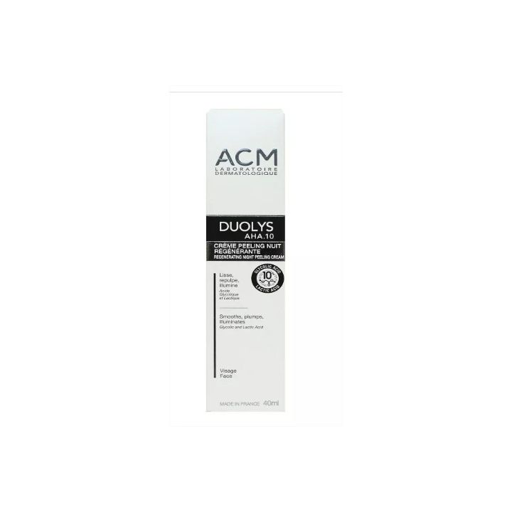 Duolys AHA.10 crème peeling nuit ACM - tube de 40ml