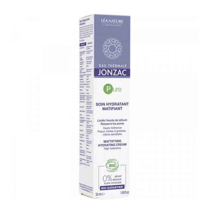 Eau thermale jonzac Pure crème purifiante matifiante Léa Nature - tube de 50 ml