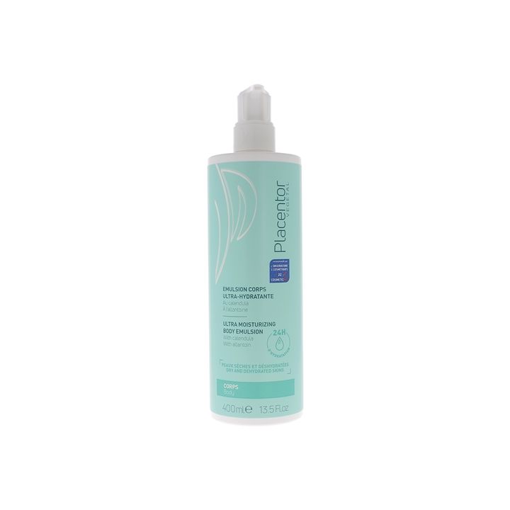 Emulsion corps ultra-hydratante Placentor végétal - flacon-pompe de 400 ml