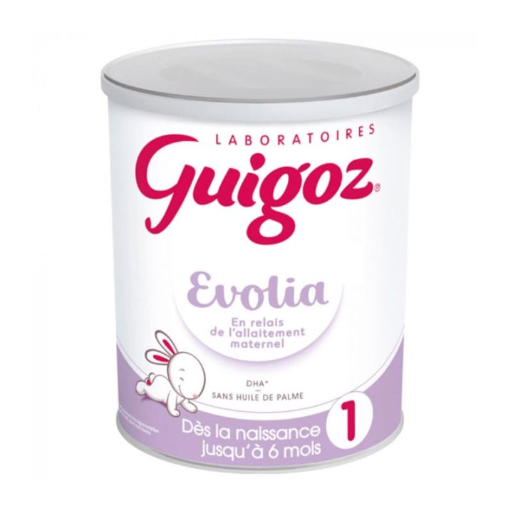 Evolia Lait 1er âge jusqu'à 6 mois Guigoz - pot de 800 g