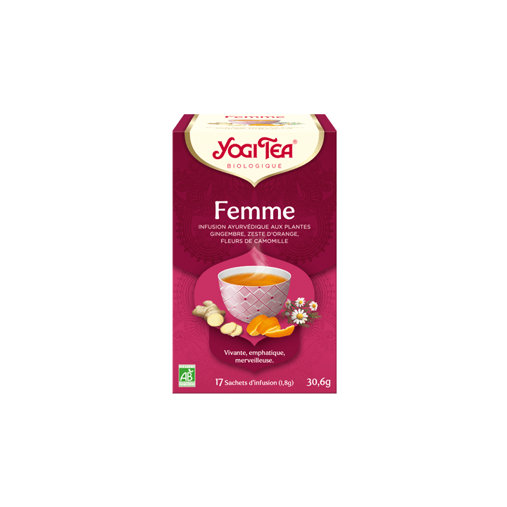 Femme bio Yogi Tea - boite de 17 sachets 