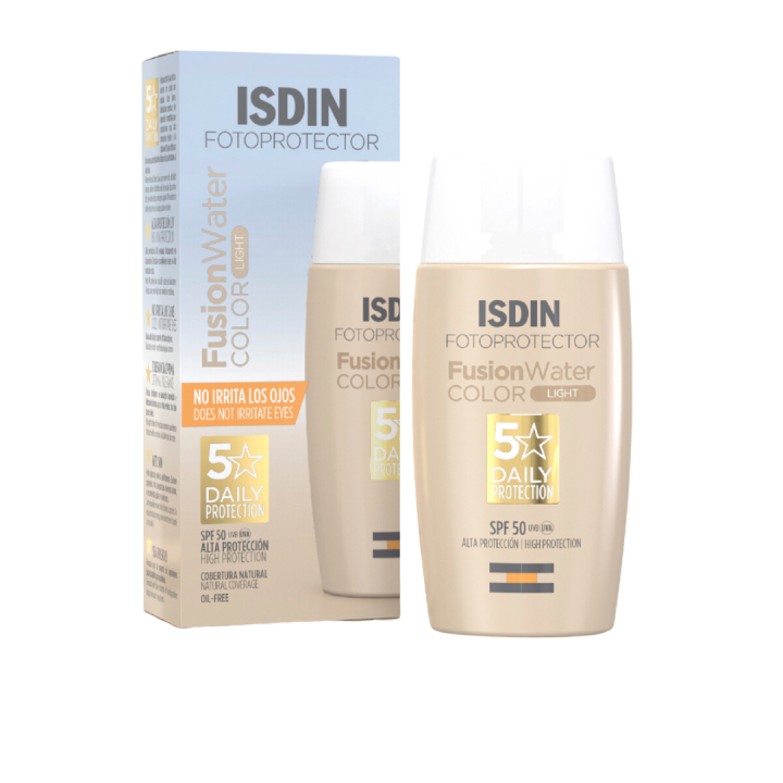 Fusion water color light SPF 50 Fotoprotector Isdin - flacon de 50 ml