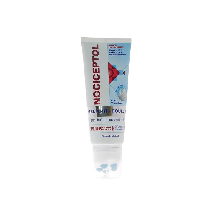 Gel de massage anti-douleur Nociceptol - tube de 200ml avec tête massante