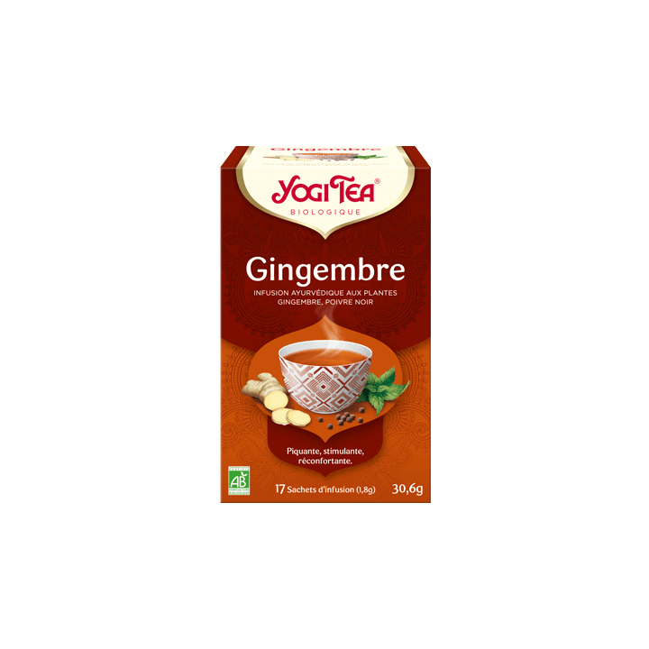 Gingembre BIO Yogi Tea - boite de 17 sachets 