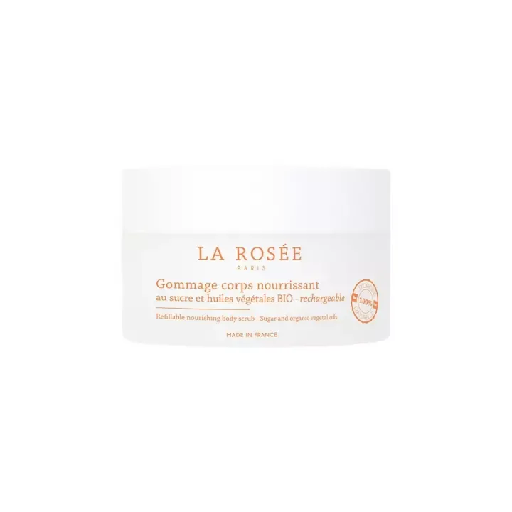 Gommage corps nourrissant La Rosée - pot rechargeable de 200g