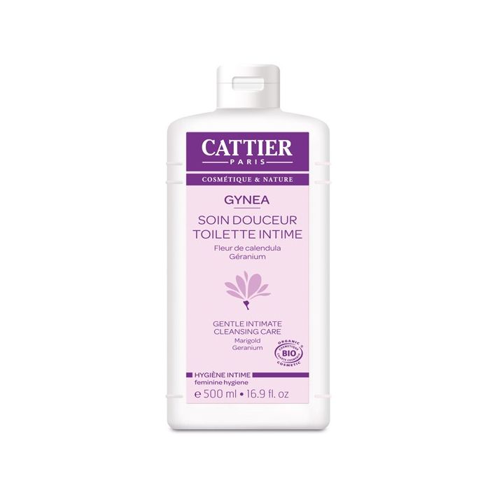 Gynéa gel bio hygiène intime Cattier - flacon de 500 ml