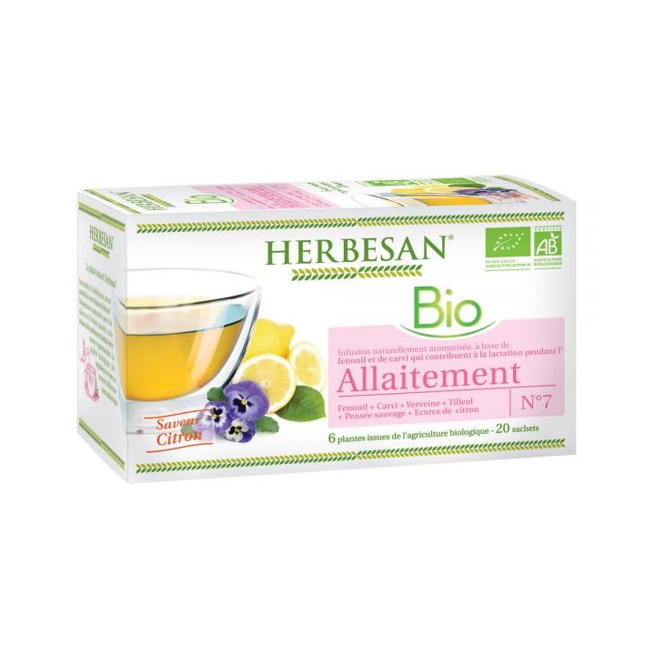 Herbesan Infusion Allaitement BIO - 20 sachets
