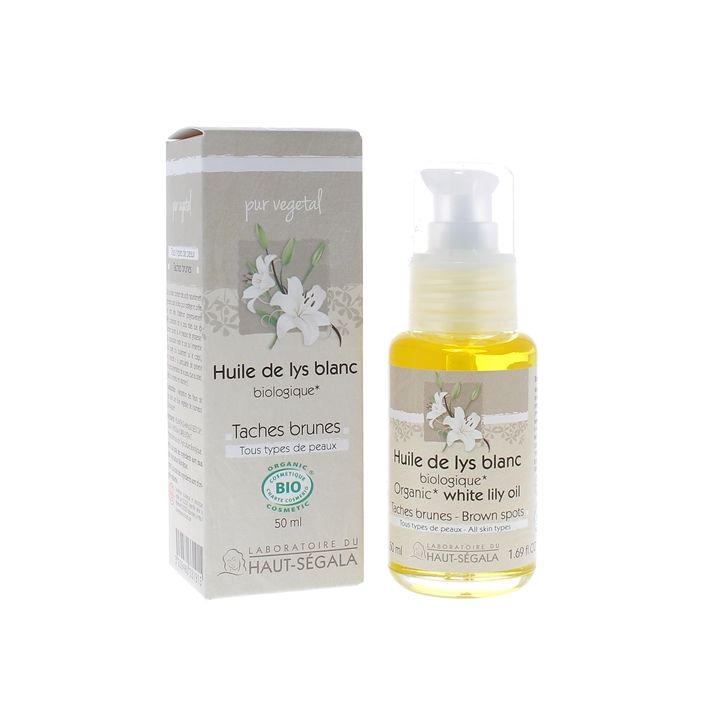 Huile de lys blanc bio Haut-Ségala - flacon de 50 ml